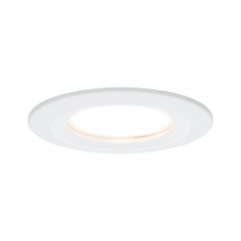 Spot encastré fixe Nova LED Coin Paulmann - Rond - 6W - 2700 - IP44 - Blanc - Dimmable