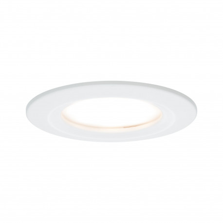 Spot encastré fixe Nova LED Coin Paulmann - Rond - 6W - 2700 - IP44 - Blanc - Dimmable