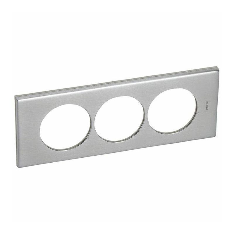Legrand - Appareillage mural 1 poste Inox Brossé - 069101