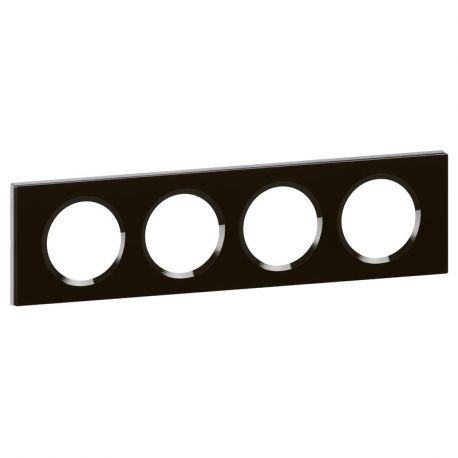 Plaque Céliane - Verre piano - Quadruple horizontale / verticale 71mm