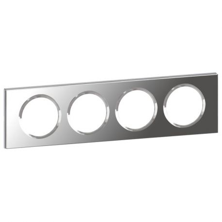 Plaque Céliane - 4 postes - Verre Miroir