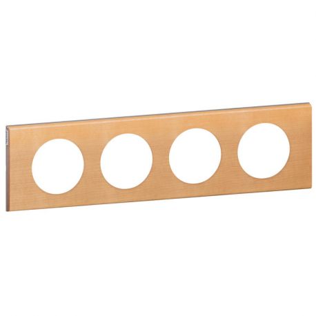 Plaque boisée Céliane - Erable - Quadruple horizontale / verticale 71mm