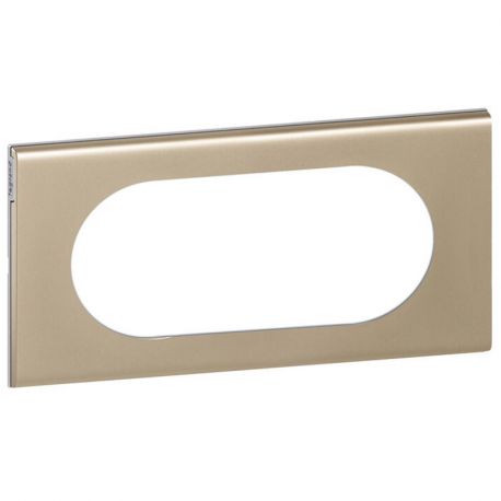 Plaque métallique Céliane - Nickel velours - 4/5 modules