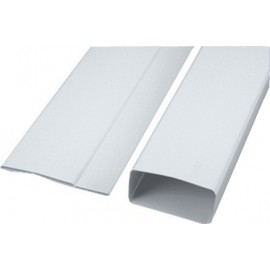 Conduit PVC pliant rectangulaire TPL 125 - Conduit extra-plat 55 x 220mm - Longueur 1.5m