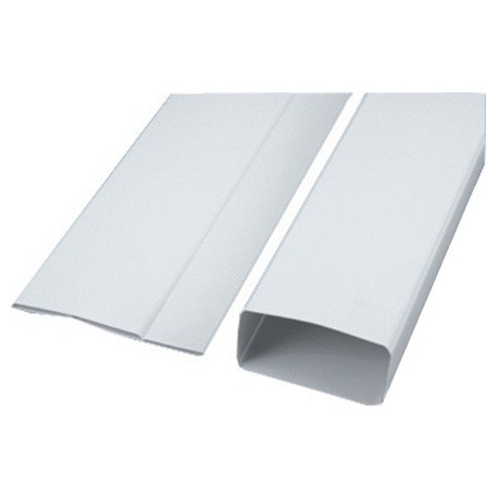 Conduit PVC pliant rectangulaire TPL 125 - Conduit extra-plat 55 x 220mm - Longueur 1.5m