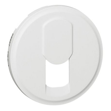 Enjoliveur Céliane pour prise simple RJ45 STP catégorie 6 multimédia - Blanc