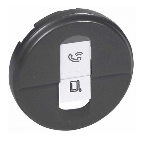Enjoliveur Céliane - prise RJ 45 - Graphite