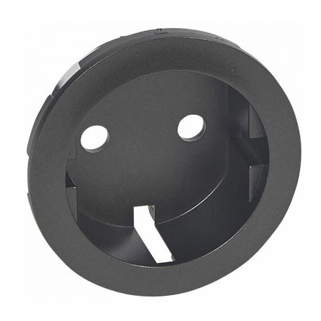 Enjoliveur Céliane - prise 2P standard Germanique - graphite