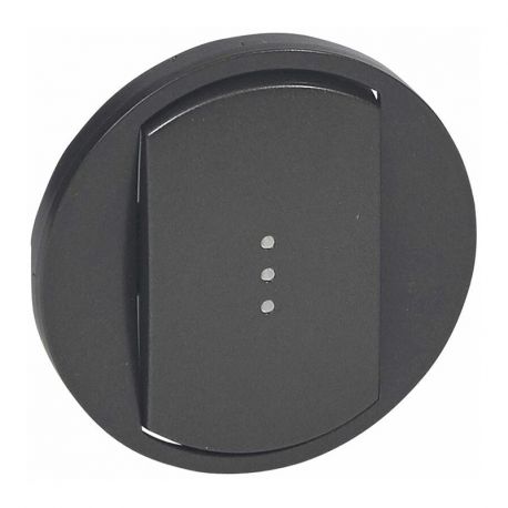 Enjoliveur Graphite pour permutateur et va-et-vient à voyant 10AX et 10A