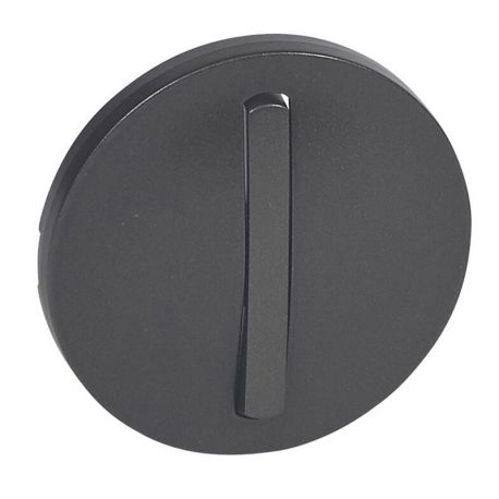 Enjoliveur Céliane graphite pour poussoir et va-et-vient Soft 10AX - doigt étroit