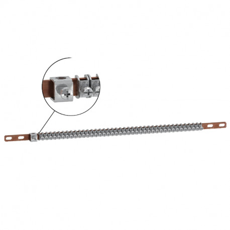 Collecteur de terre Linergy TB Schneider Electric - Pour Prisma G et P - 24 modules