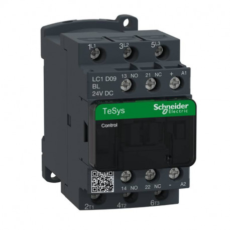 Contacteur TeSys LC1D Schneider Electric - bobine 24Vcc - 3P AC-3 440V