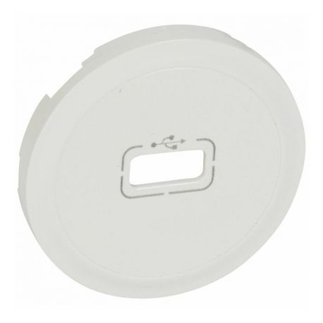 Enjoliveur Céliane - prise USB - Blanc