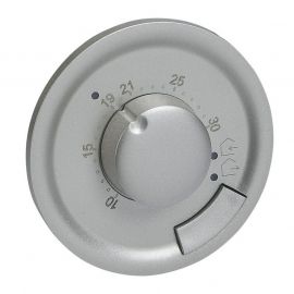 Enjoliveur Céliane pour thermostat d'ambiance - Titane