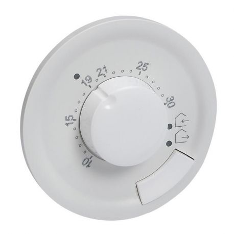 Enjoliveur Céliane pour thermostat d'ambiance - Blanc