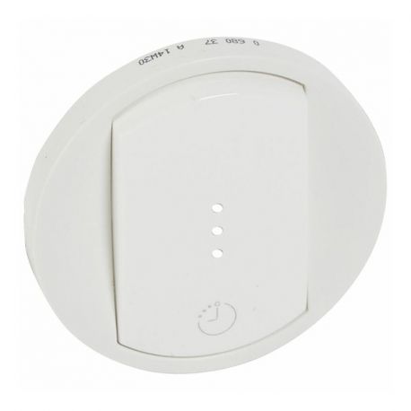 Enjoliveur Céliane pour interrupteur temporisé sans neutre - 1000W - Blanc