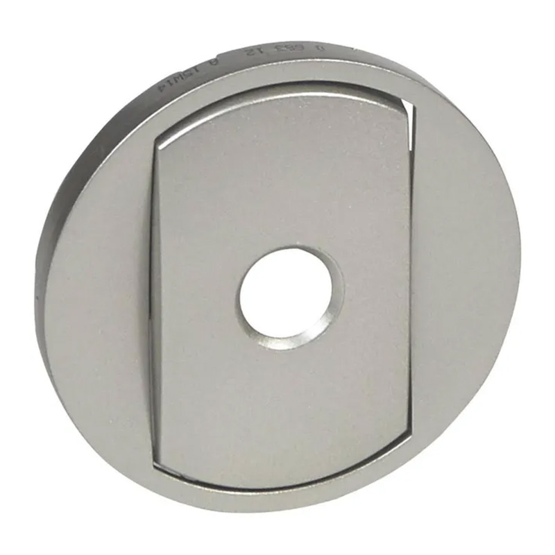 Enjoliveur Et Plaque Interrupteur Legrand – Électro Securit Antibes – Inox – Neuf