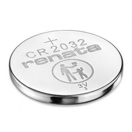 Pile bouton lithium CR2032 - 3V  Renata