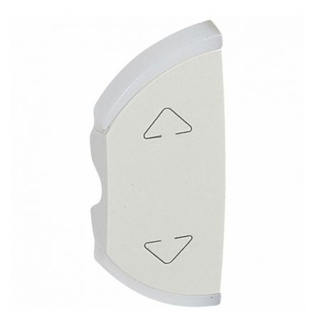 Enjoliveur simple Céliane BUS pour volets roulants Legrand - Montage Gauche ou droite - 1 module - Blanc