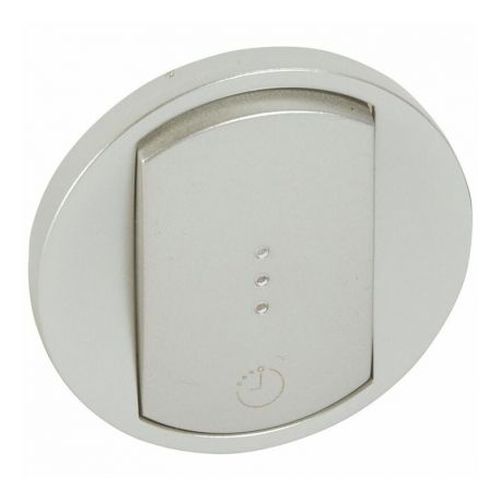 Enjoliveur Céliane pour interrupteur temporisé sans neutre - 1000W - Titane