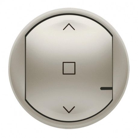 Enjoliveur de remplacement Céliane with Netatmo Legrand - Commande de volets roulants - Titane