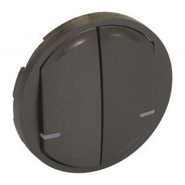 Enjoliveur with Netatmo Legrand - Interrupteur double connecté - Graphite