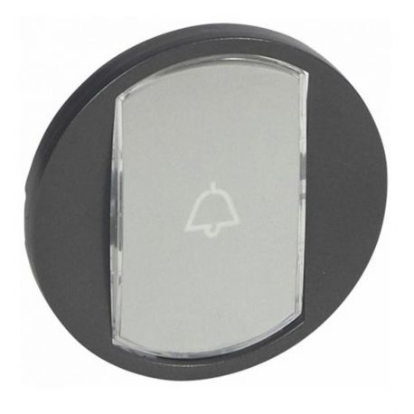 Enjoliveur Graphite pour poussoir et va-et-vient Soft porte-étiquette - 10AX