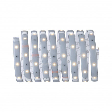 Strip MaxLED 250 2,5m Blanc chaud IP44 Protect Cover 2700K 10W 230/24V Argent