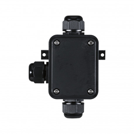 Boîte de connexion 3 câbles max Paulmann - IP68 - Noir - pour câbles de diamètre 12 à 15mm