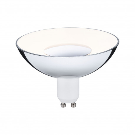 Ampoule réflecteur LED Paulmann - 4.9W - GU10 - 3000K - 3-step-dim- 230V - Blanc/ Argent