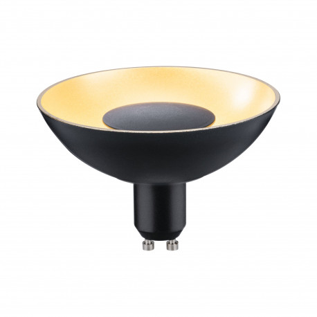 Ampoule réflecteur LED Paulmann - 4.9W - GU10 - 1900K - 3-step-dim- 230V - Noir/ Doré