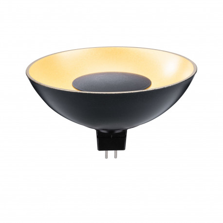LED GU5,3 12V noir/doré 3000K