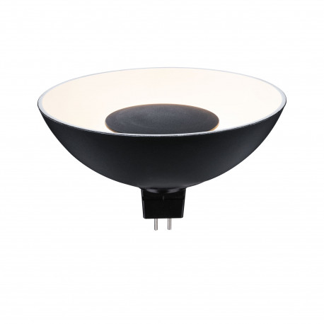 LED GU5,3 12V noir/blanc 3000K