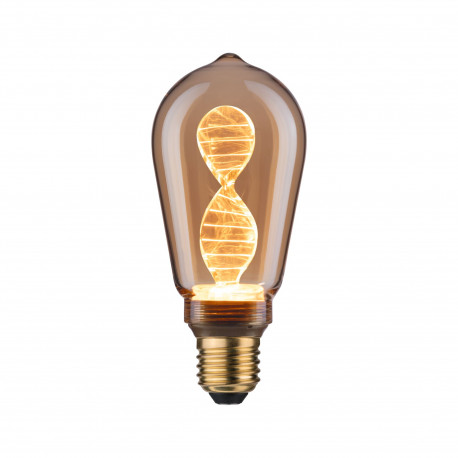 LED ST64 Inner Glow Helix 180lm E27 doré 1800K