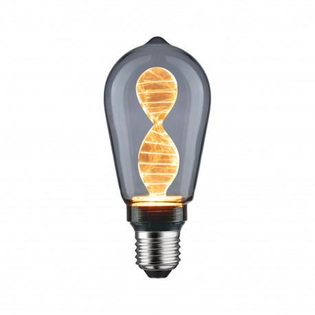 LED ST64 Inner Glow Helix 90lm E27 smoke 1800K
