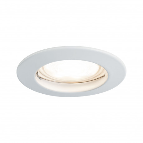 Spot encastré fixe Premium Paulmann - 230V - max.50W - GU10 - Blanc - Dimmable