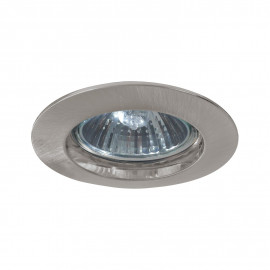Spot encastré fixe Premium Paulmann - 230V - max.50W - GU10 - Acier brossé - Dimmable