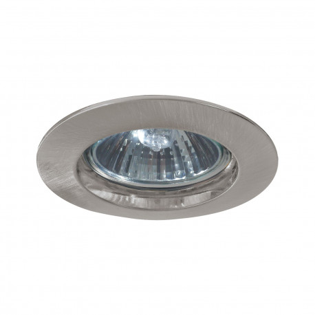 Spot encastré fixe Premium Paulmann - 230V - max.50W - GU10 - Acier brossé - Dimmable