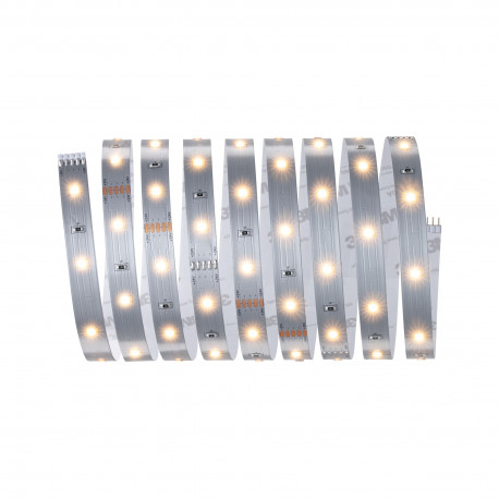 Strip MaxLED 250 2,5m Blanc chaud IP20 2700K 10W 230/24V Argent