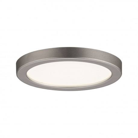 Kit panneau LED rond encastré Areo Paulmann - 5W - 3000K - Ø80mm - IP23 - Nickel mat - Non dimmable