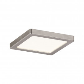 Kit panneau LED carré encastré Areo Paulmann - 5W - 3000K - 80x80mm - IP23 - Nickel mat - Non dimmable