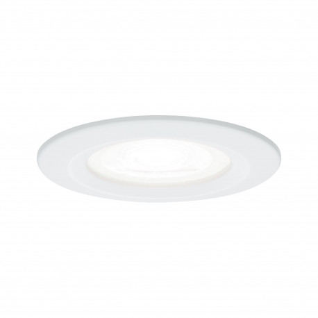 Kit enc Nova rd fixe LED IP44 3 nivgrad 1x6,6W 4000K GU10 51mm blanc/alu zinc