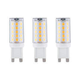 Lot de 3 ampoules LED bi-pin Paulmann - G9 - 2,2W - 2700K - 230V