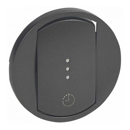 Enjoliveur Céliane pour interrupteur temporisé sans neutre - 1000W - Graphite