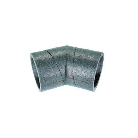 Coude à 45° PE isolé C 45 PE CR - Angle 45° - Ø 125mm