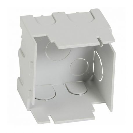 Boîtier - 2 modules - Pour parois minces