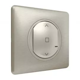 Interrupteur filaire connecté pour volet roulant Céliane with Netatmo - Titane