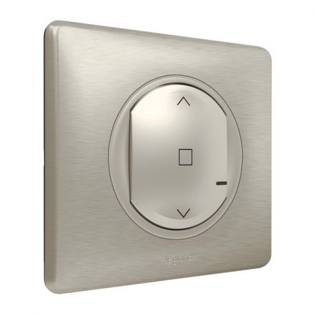 Interrupteur filaire connecté pour volet roulant Céliane with Netatmo - Titane
