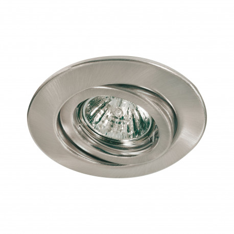 Quality Encastr. orientable max.50W 12V GU5,3 51mm Acier brossé/Tôle d´acier