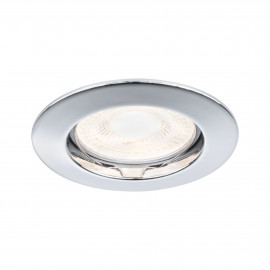 Spot encastré fixe Premium Paulmann - 12V - max.50W - GU5,3 - Chrome - Dimmable